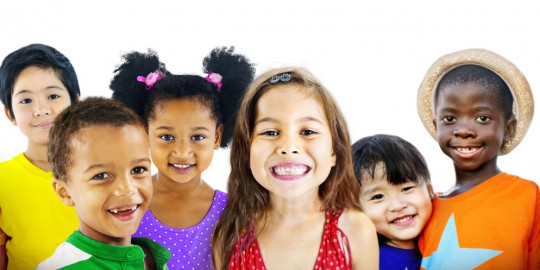 Children Kids Diversity Friendship Happiness Cheerful Concept